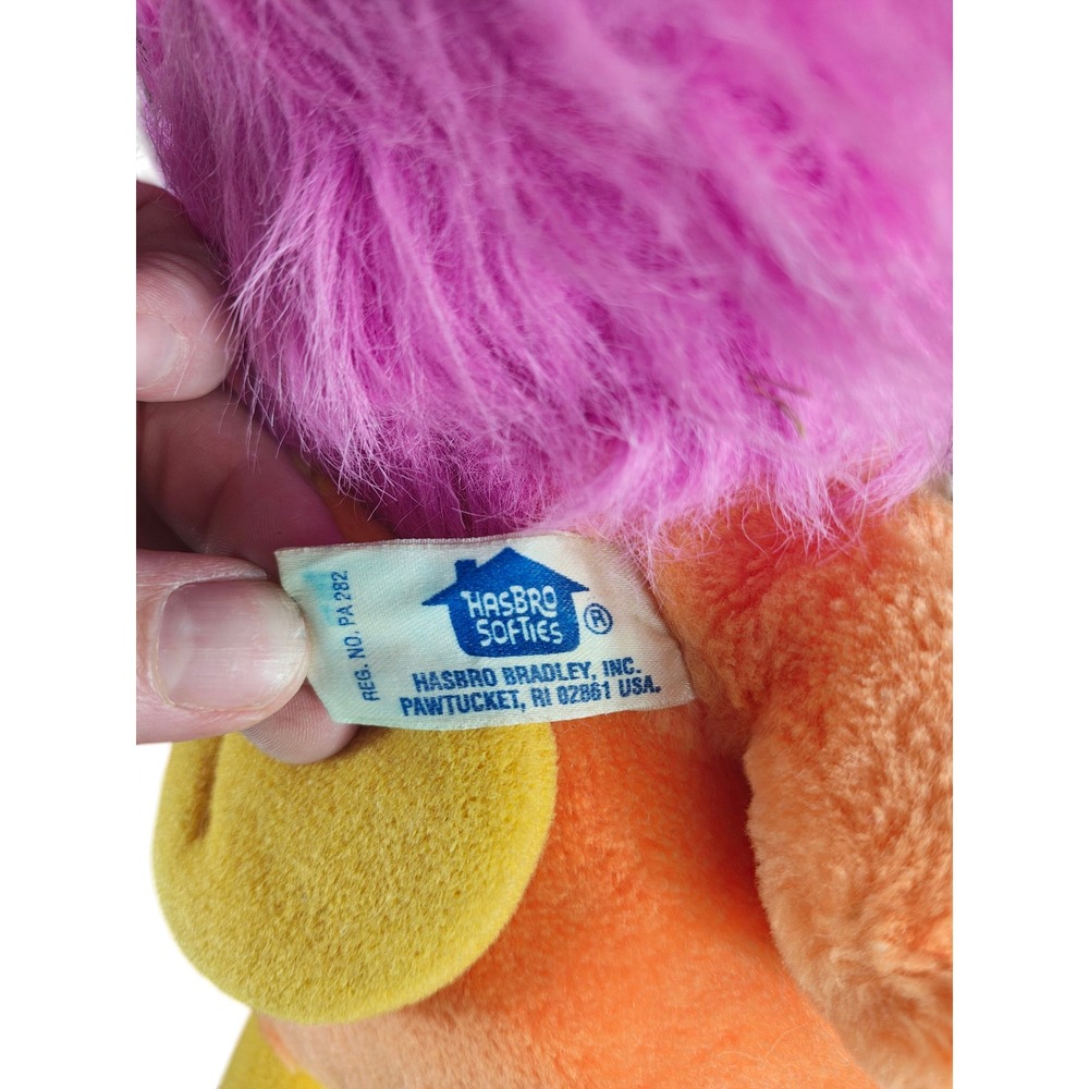 Vintage 1984 Hasbro Wuzzles Bumblelion Plush Rare Retro Softies Collectible - Picture 5 of 6